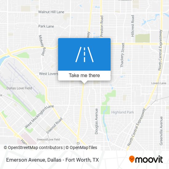 Emerson Avenue map