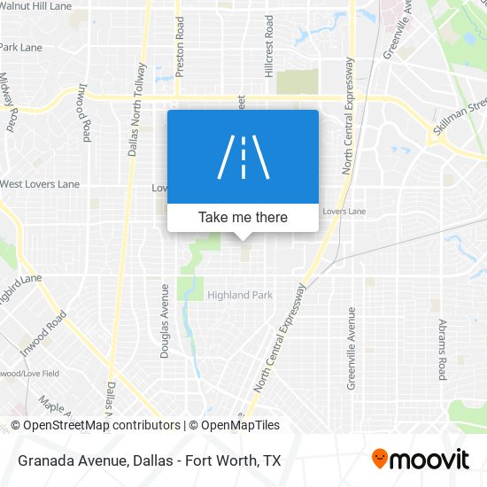 Mapa de Granada Avenue