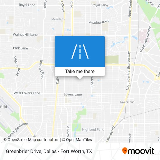 Greenbrier Drive map