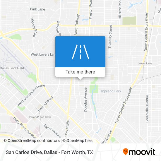 San Carlos Drive map