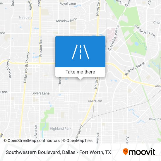 Mapa de Southwestern Boulevard