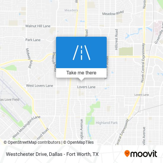 Mapa de Westchester Drive