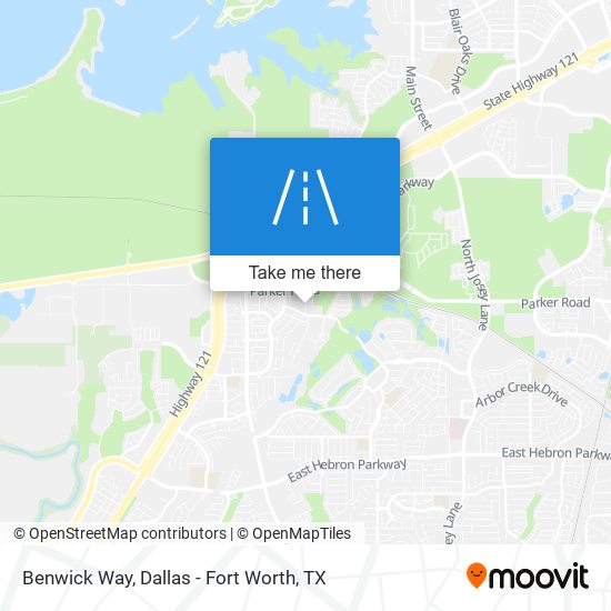 Benwick Way map