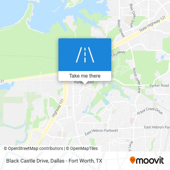 Black Castle Drive map