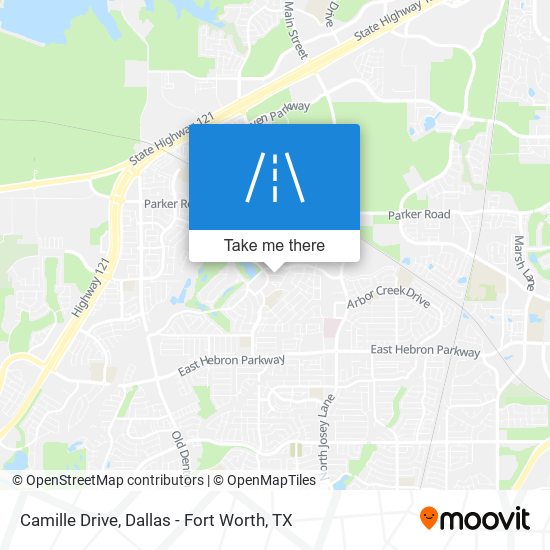Camille Drive map
