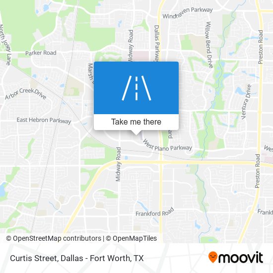 Mapa de Curtis Street
