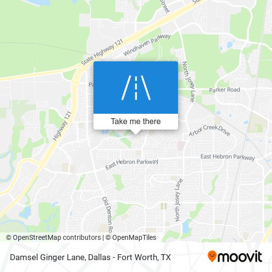 Mapa de Damsel Ginger Lane