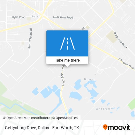 Gettysburg Drive map