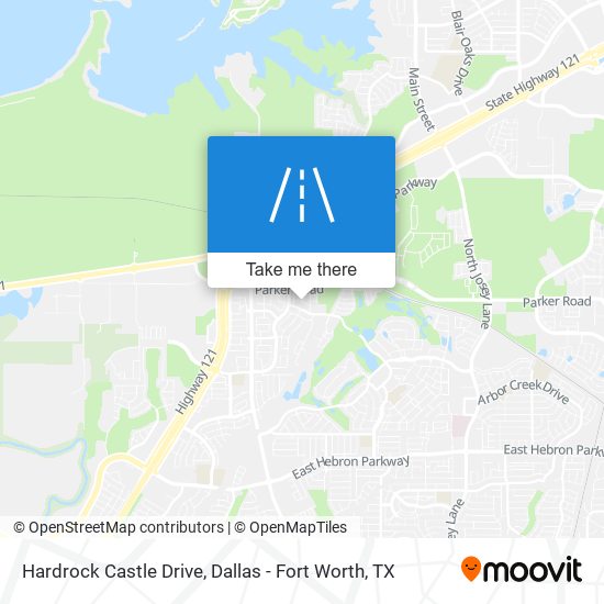 Mapa de Hardrock Castle Drive
