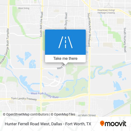 Hunter Ferrell Road West map