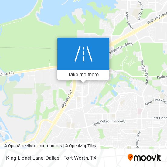 King Lionel Lane map