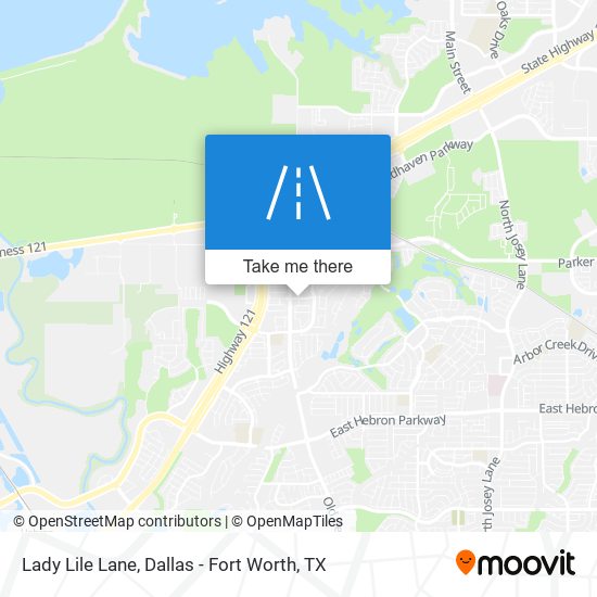 Lady Lile Lane map