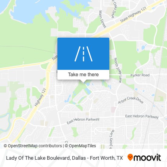 Mapa de Lady Of The Lake Boulevard