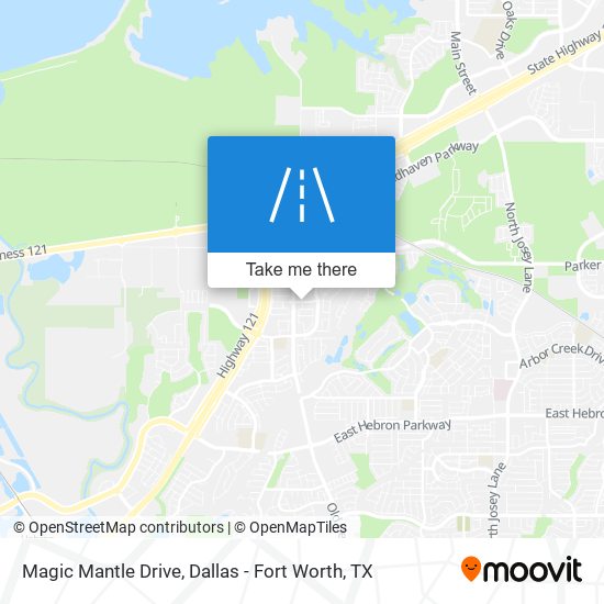 Mapa de Magic Mantle Drive