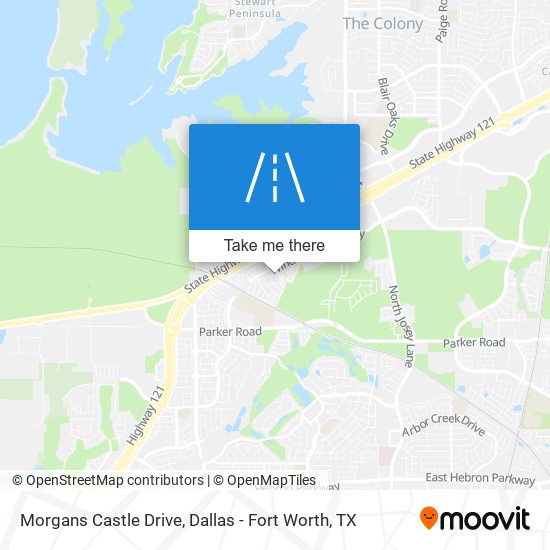 Morgans Castle Drive map