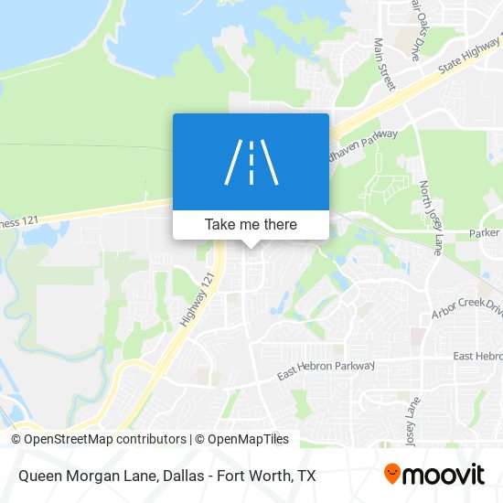 Queen Morgan Lane map
