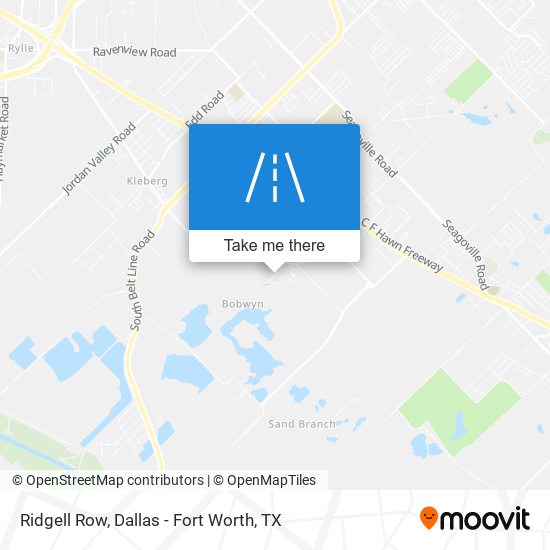 Ridgell Row map