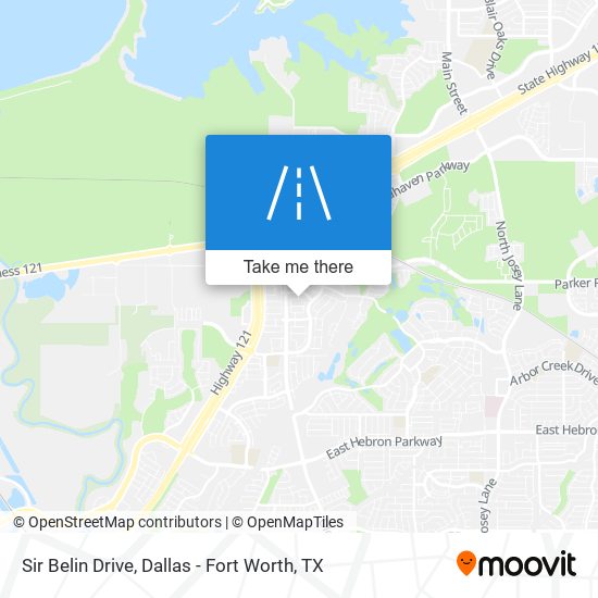 Sir Belin Drive map
