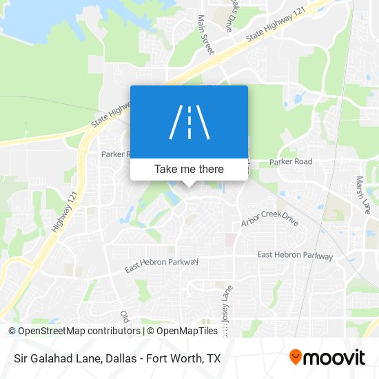 Sir Galahad Lane map