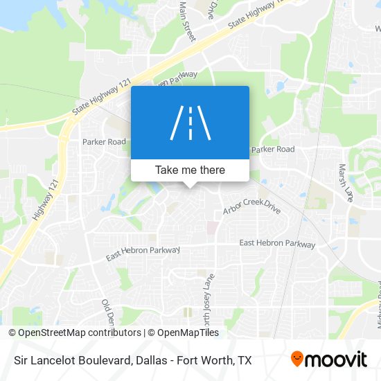 Mapa de Sir Lancelot Boulevard