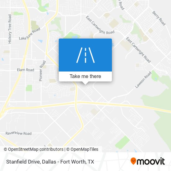 Stanfield Drive map