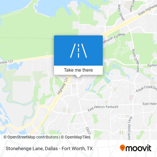 Stonehenge Lane map