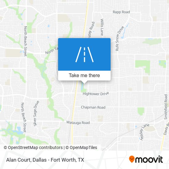 Alan Court map