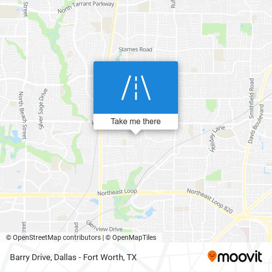 Barry Drive map