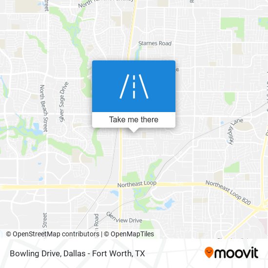 Bowling Drive map