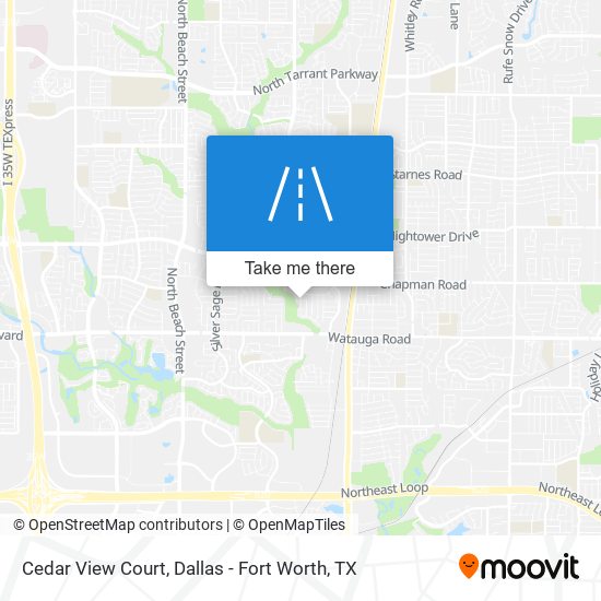 Mapa de Cedar View Court