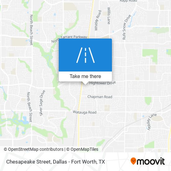 Chesapeake Street map