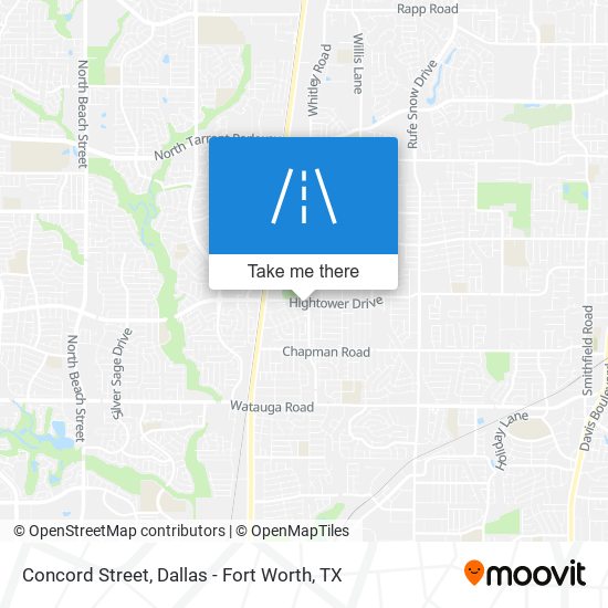 Concord Street map