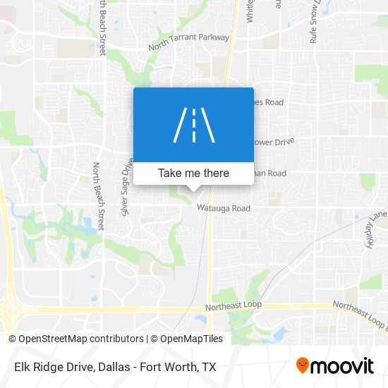 Elk Ridge Drive map