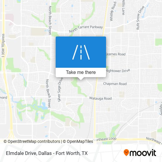 Elmdale Drive map