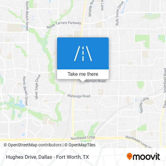 Hughes Drive map