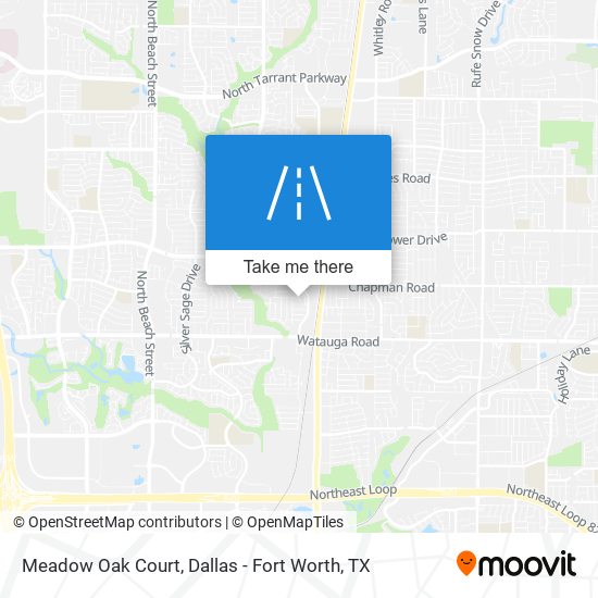 Mapa de Meadow Oak Court