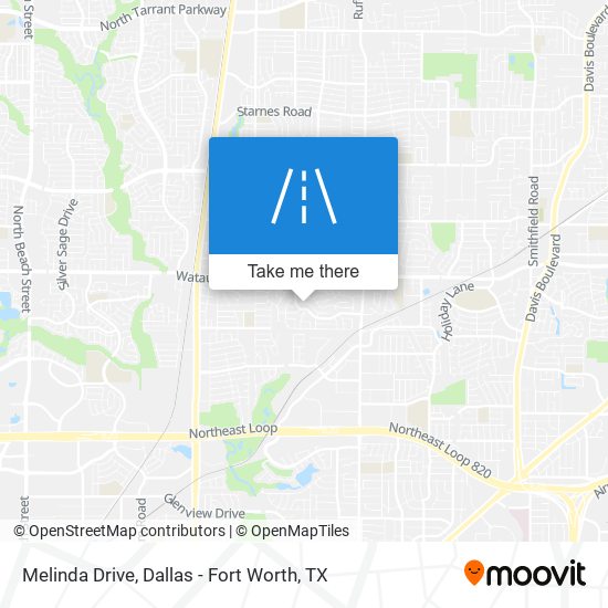 Melinda Drive map
