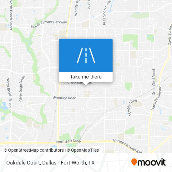Oakdale Court map