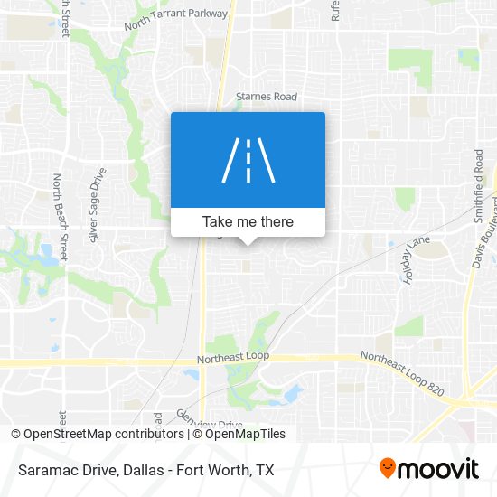 Saramac Drive map