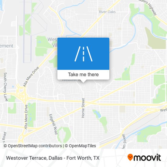 Westover Terrace map