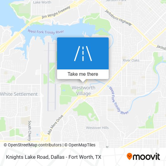Knights Lake Road map