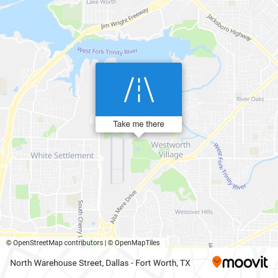Mapa de North Warehouse Street