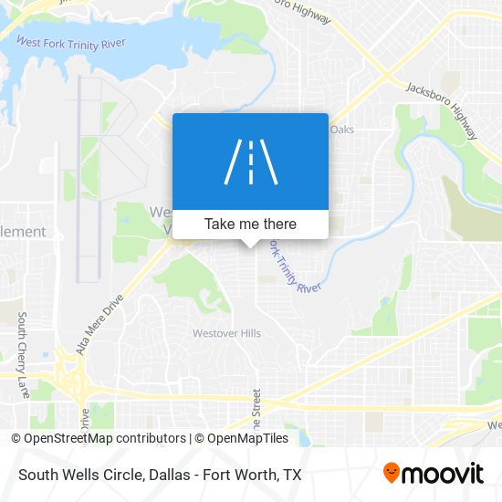 South Wells Circle map