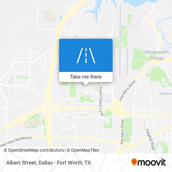 Albert Street map