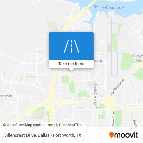 Mapa de Allencrest Drive