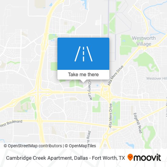Mapa de Cambridge Creek Apartment