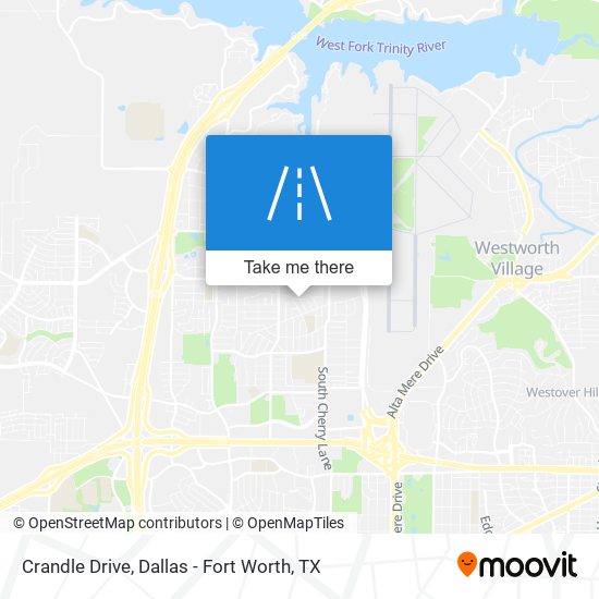 Crandle Drive map