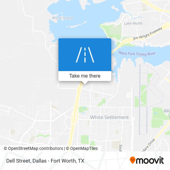 Dell Street map