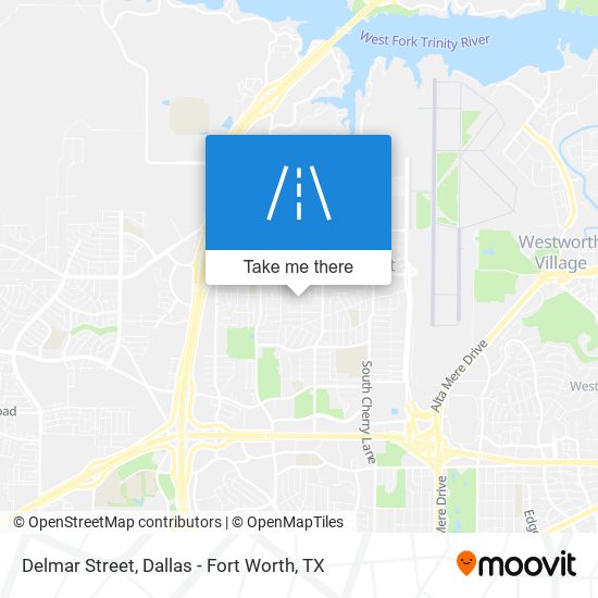 Delmar Street map