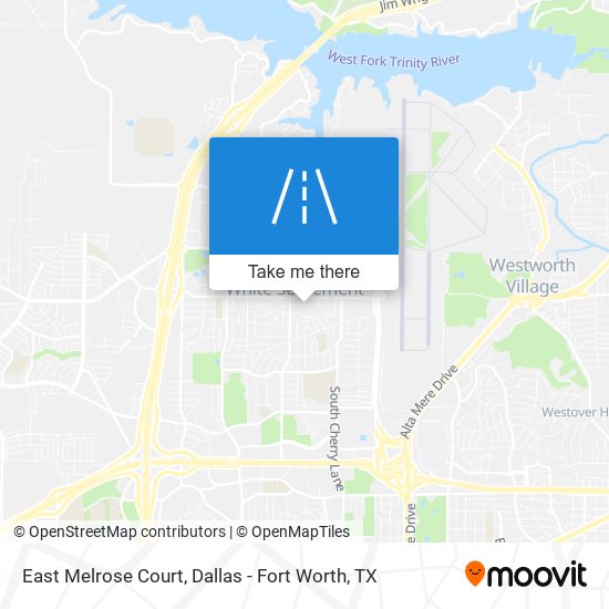 Mapa de East Melrose Court